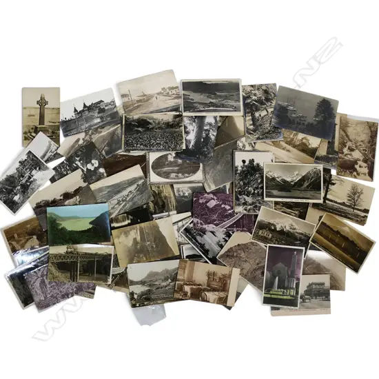 100+ MAINLY EARLY NZ PHOTO LANDSCAPE + BUILDING + SCENIC POSTCARDS 